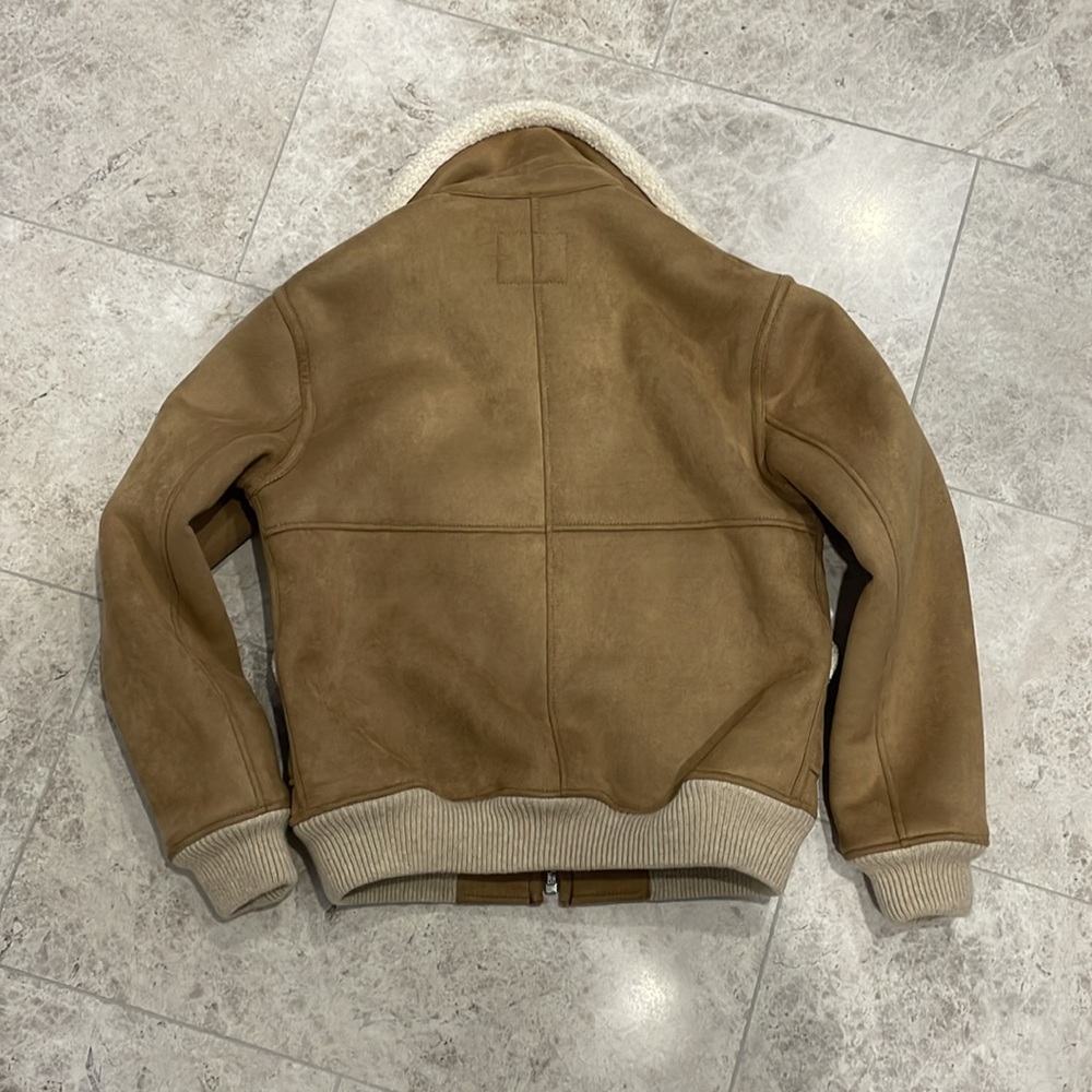 Wilfred Echo jacket - Sherpa and suede bomber - Picture 6 of 8
